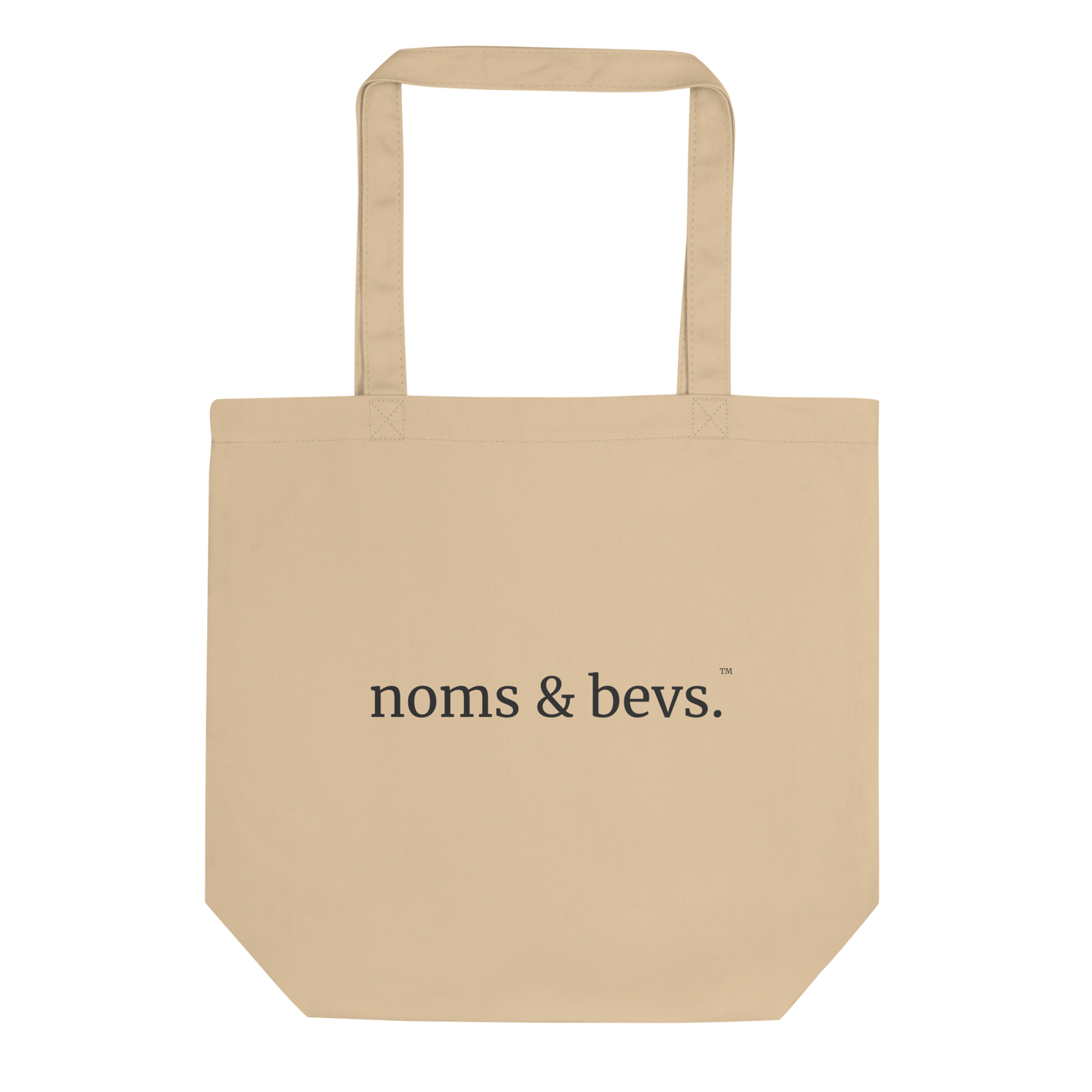 Noms & Bevs Everyday Tote - Oyster front view