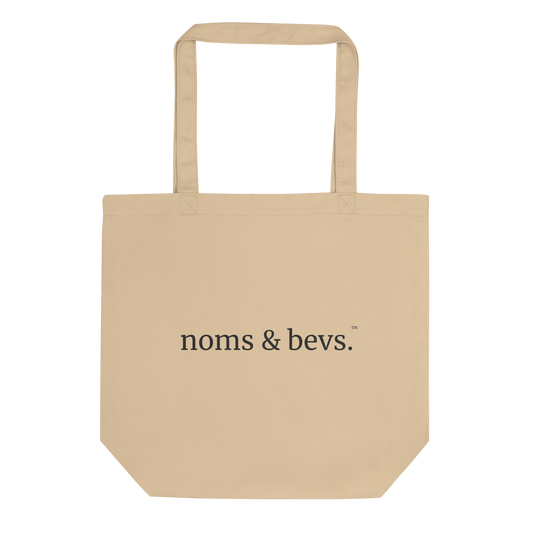 Noms & Bevs Everyday Tote - Oyster front view